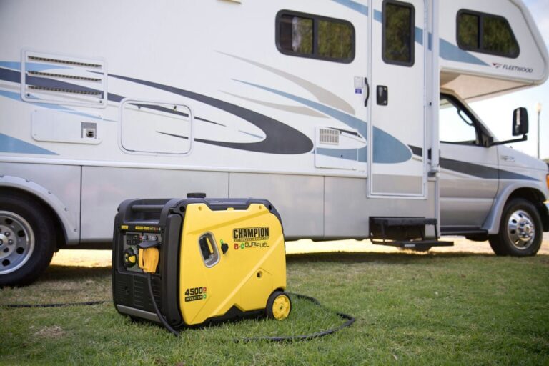 Champion 200988 4500-Watt Dual Fuel RV Ready Portable Inverter Generator